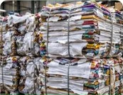 Papeles separados por material